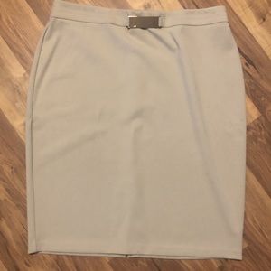 Khaki Pencil Skirt